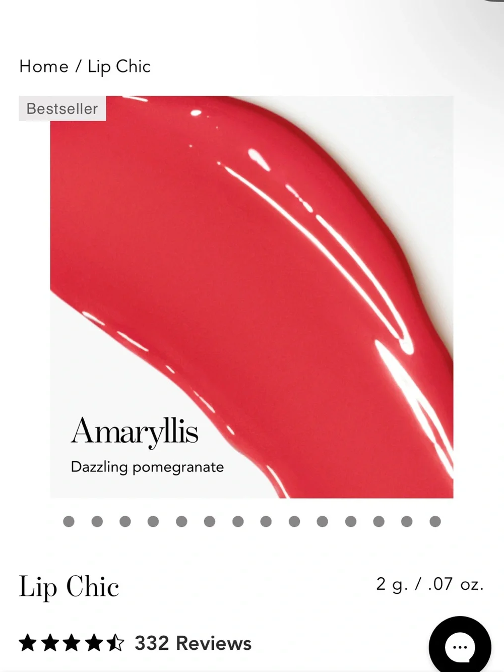 Chantecaille Satin Finish Lipstick - Amaryllis Red